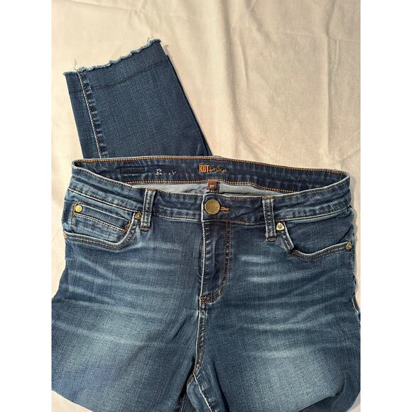 Kut From The Kloth Woman’s Jeans Ankle Dark Wash Size 10 - Picture 6 of 10